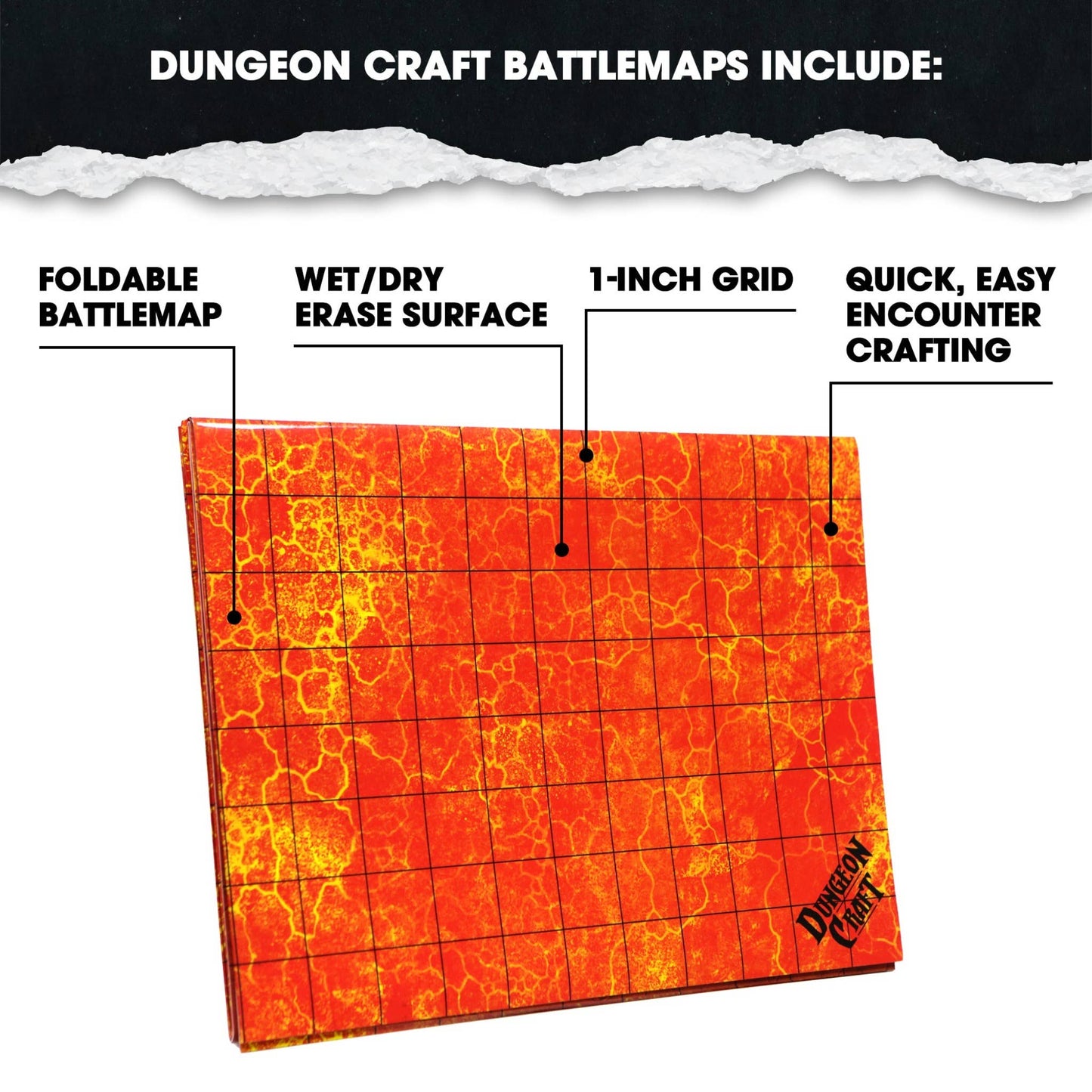 1985 Games - BattleMap: Hell RPG battle map for DnD