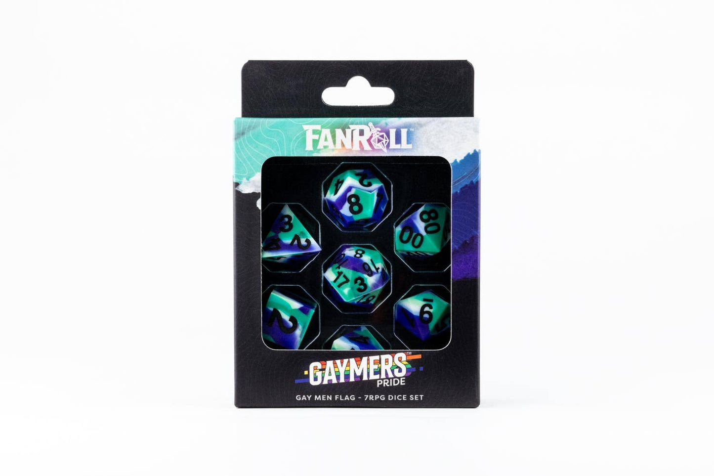 FanRoll by Metallic Dice Games - PRIDE Silicone Dice