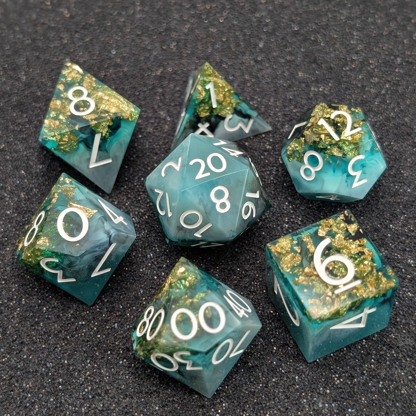EBONWOOD - Deathmire 7-Piece Polyhedral Dice Set