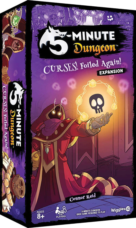 Outset Games and Cobble Hill Puzzles - 5 Minute Dungeon Curses! Foiled Again! Expansion