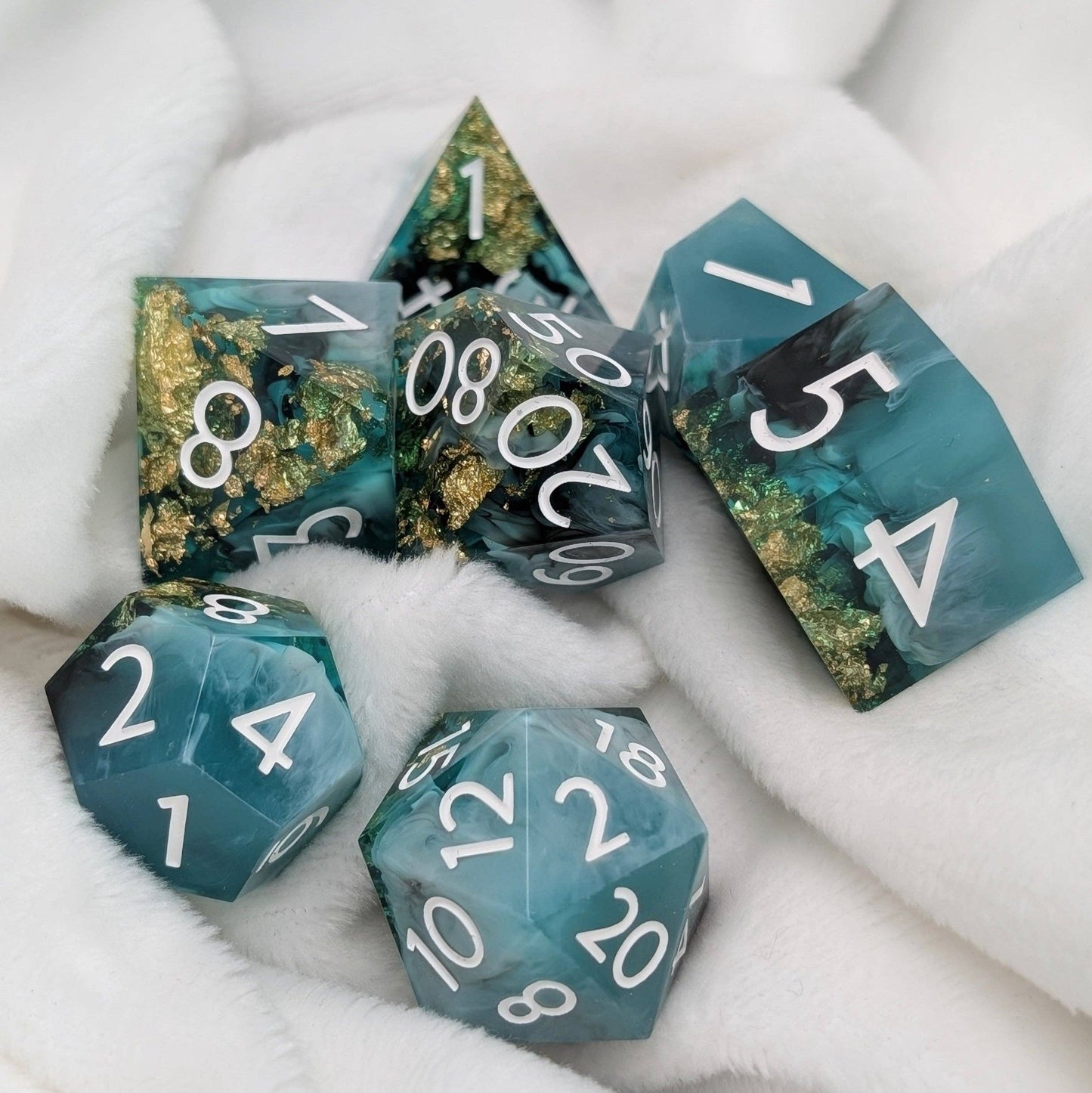 EBONWOOD - Deathmire 7-Piece Polyhedral Dice Set