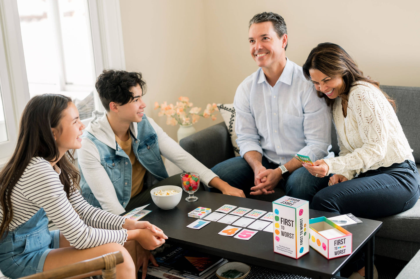 Dyce Games - FIRST TO WORST: How Your Friends & Family Rank Things Game