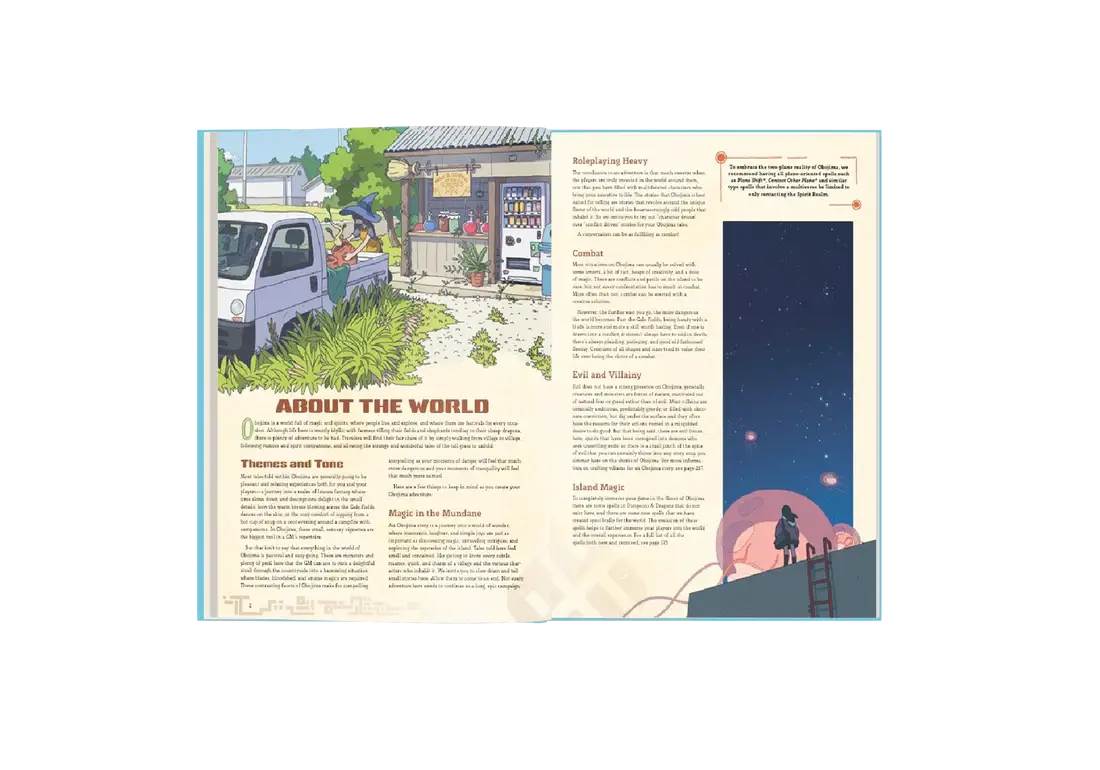 1985 Games - Obojima DnD 5E Studio Ghibli Inspired Hardcover Book