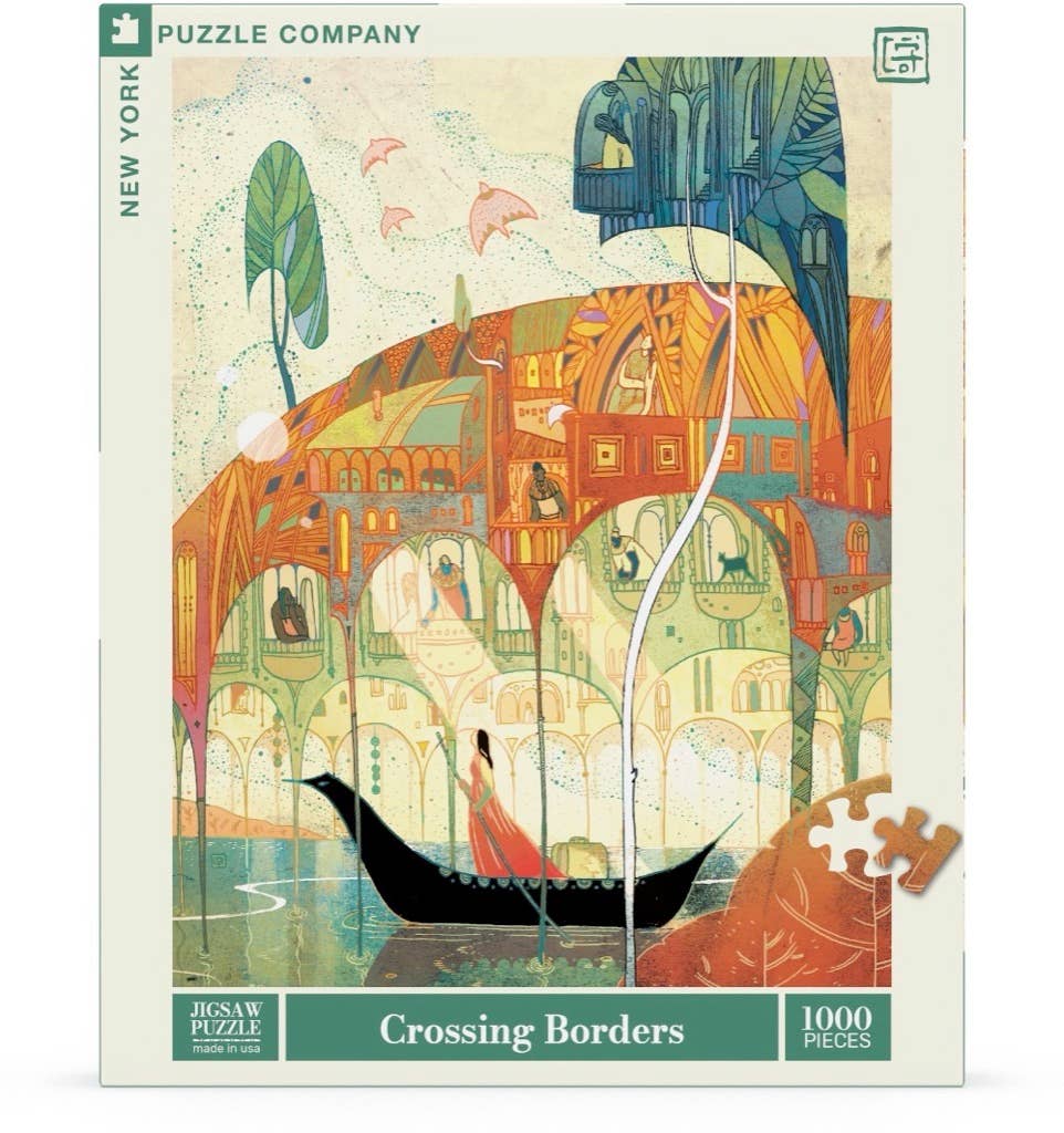 New York Puzzle Company - Crossing Borders - 1000 Piece Jigsaw Puzzle