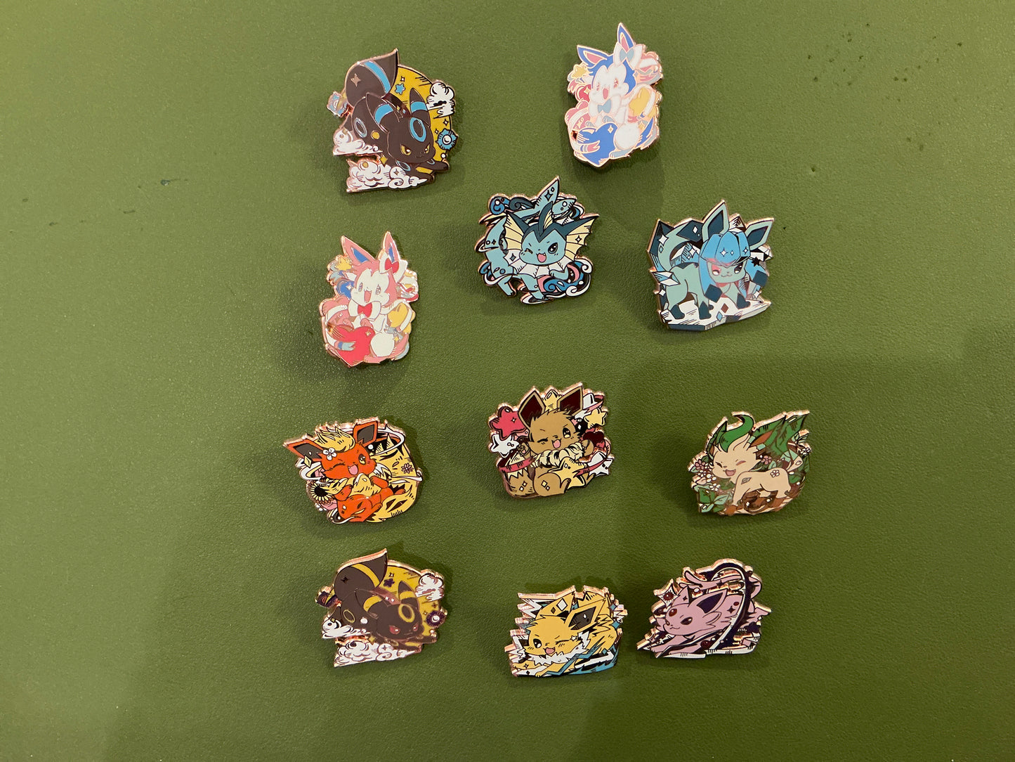 Eeveelution Pins