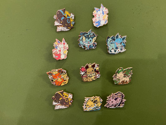 Eeveelution Pins