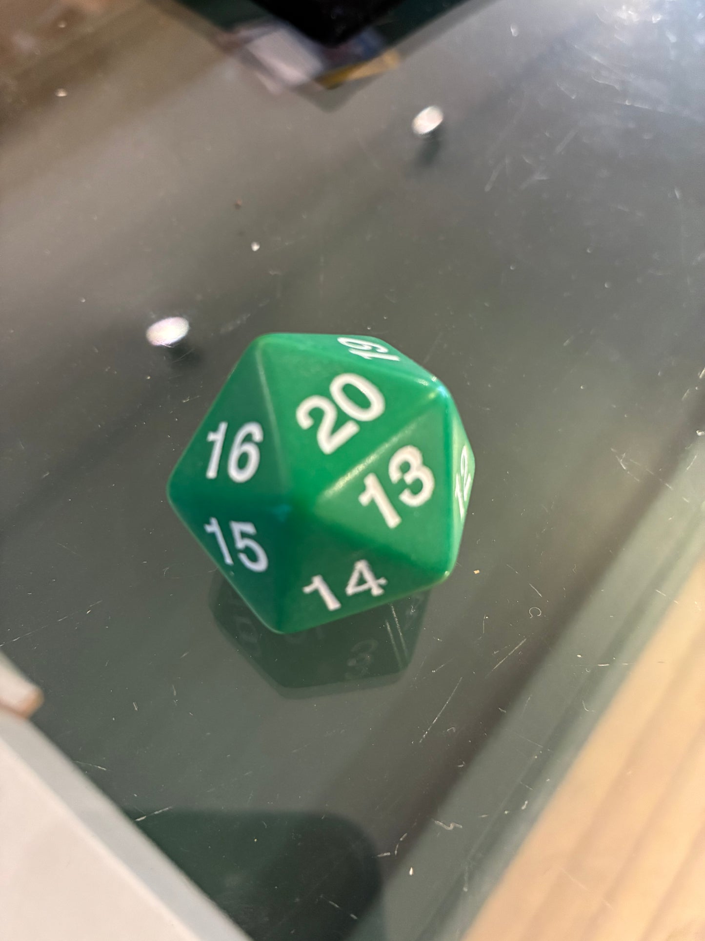 30mm Countdown d20 (Green)