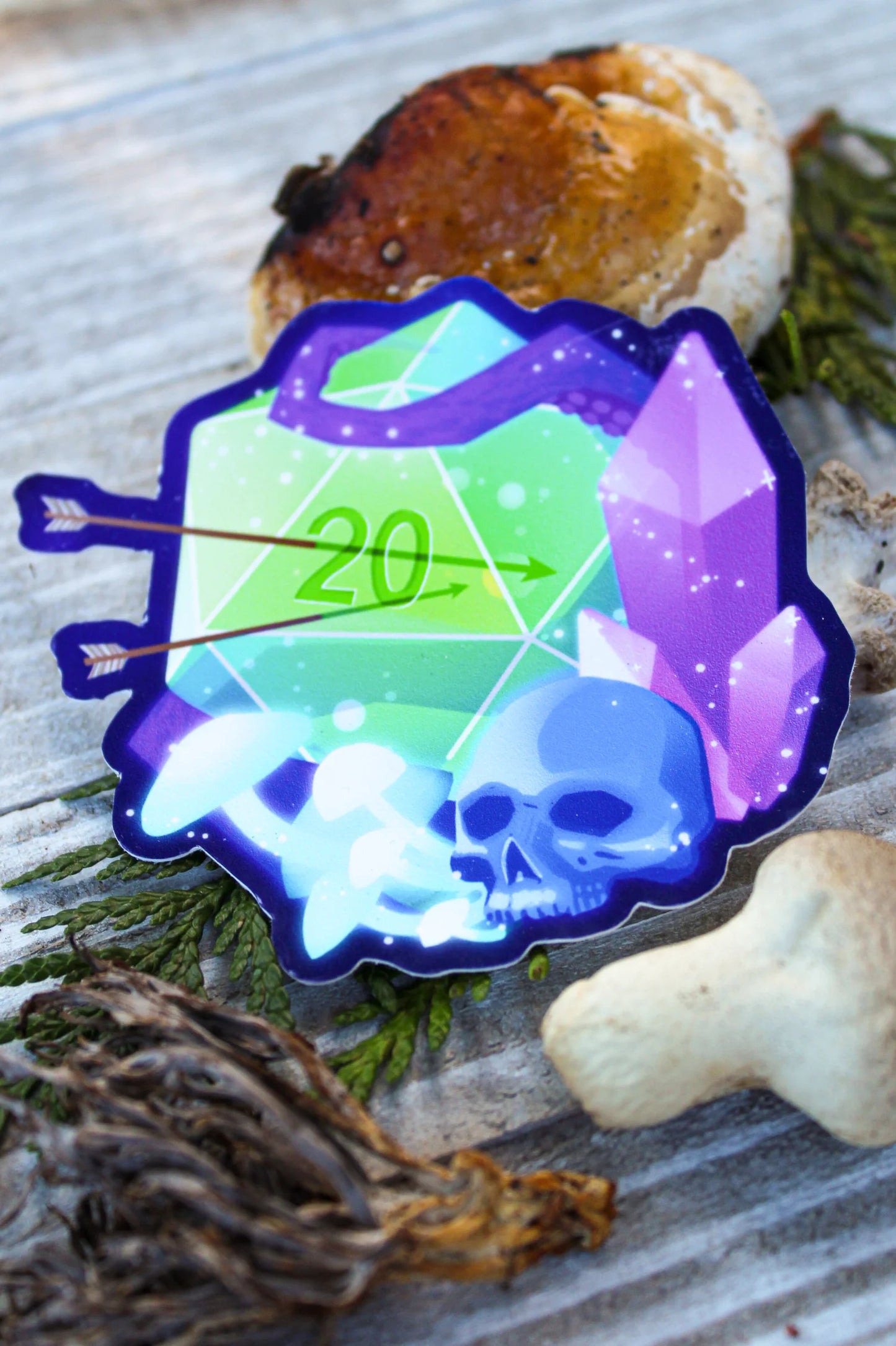 Underdark D20 Vinyl Sticker