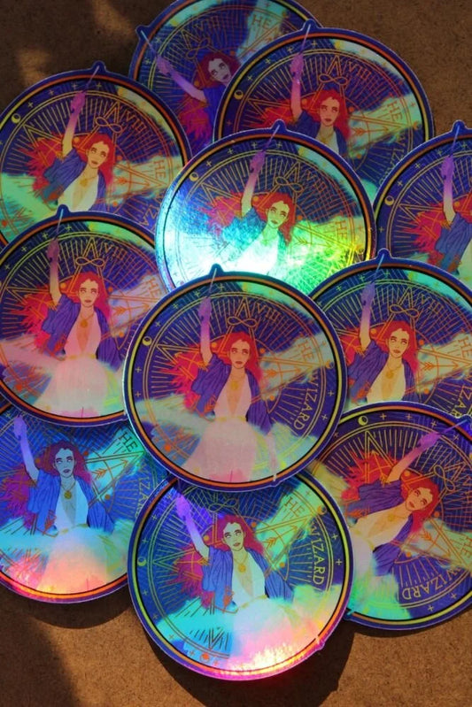 The Wizard Holographic Sticker