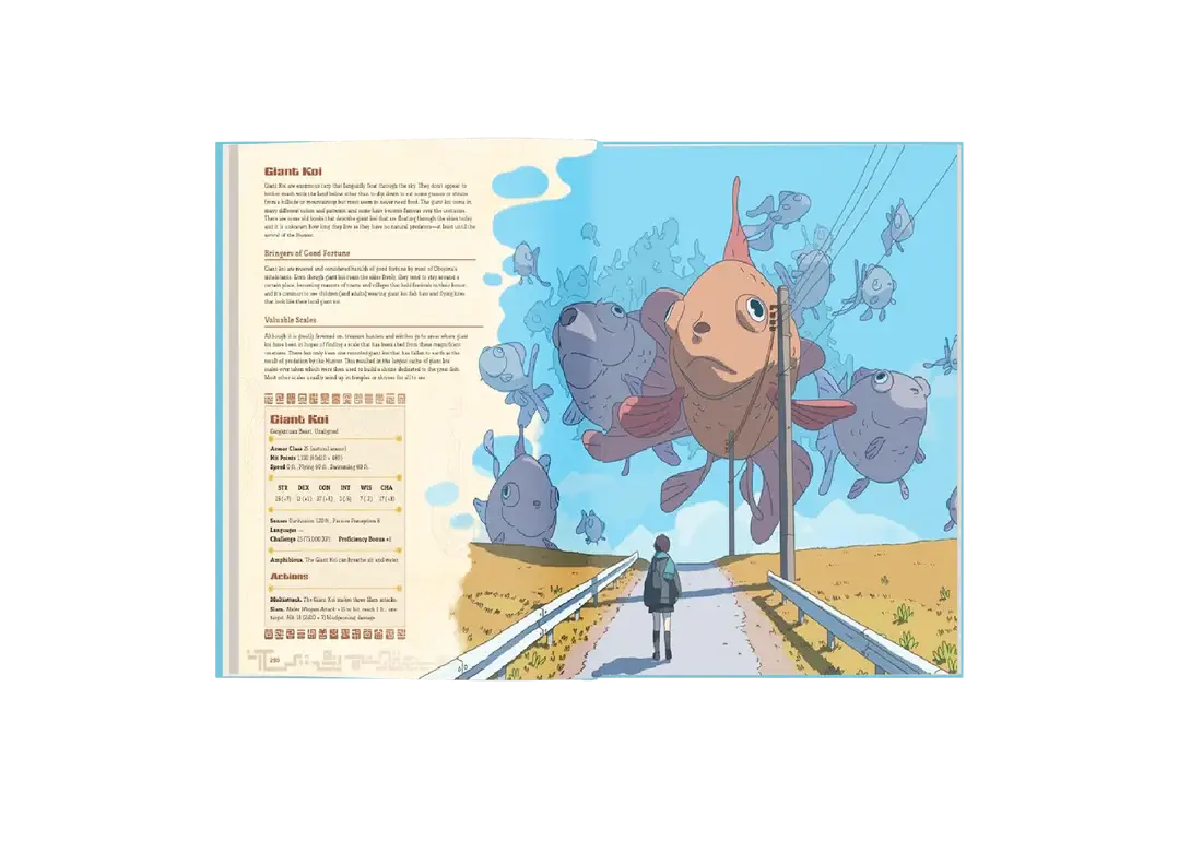 1985 Games - Obojima DnD 5E Studio Ghibli Inspired Hardcover Book