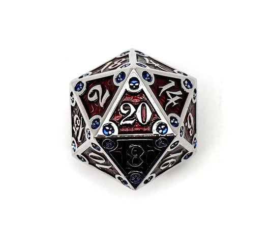 25mm D20 - Vampiric Corruption - Dungeon Delve Runestones™ - Norse Foundry