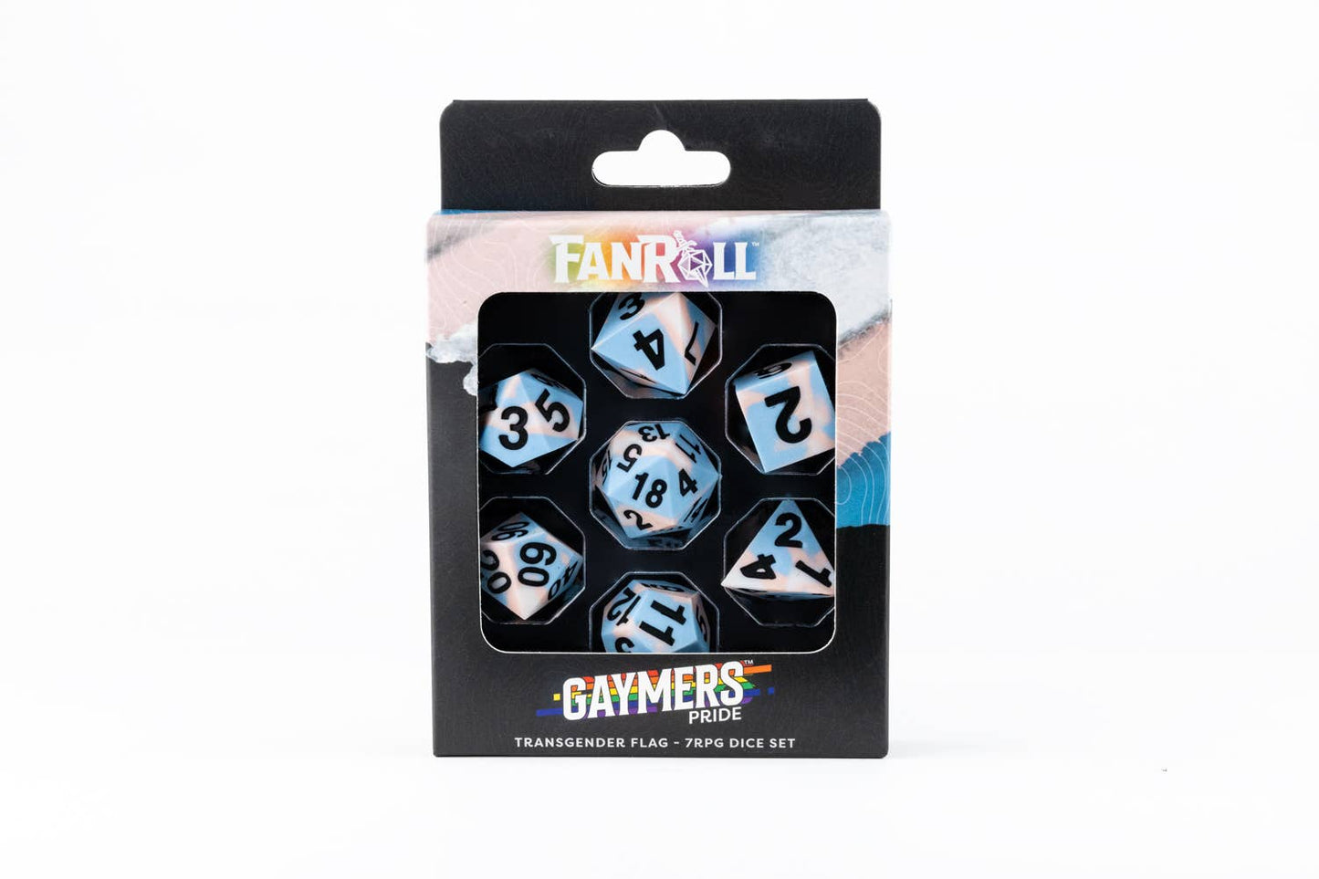 FanRoll by Metallic Dice Games - PRIDE Silicone Dice