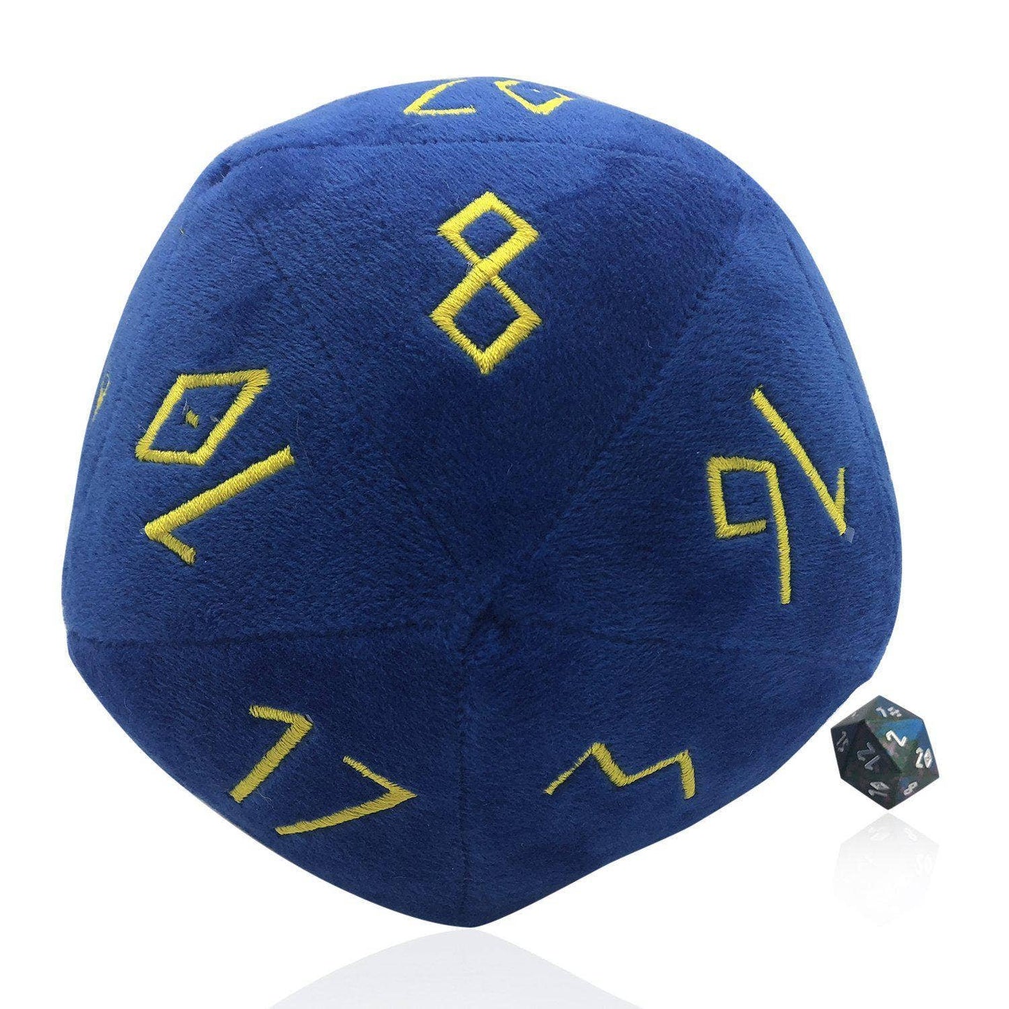 Norse Foundry - Noble Blue Plushie Boulder ® 170mm D20 Plush Soft Dice