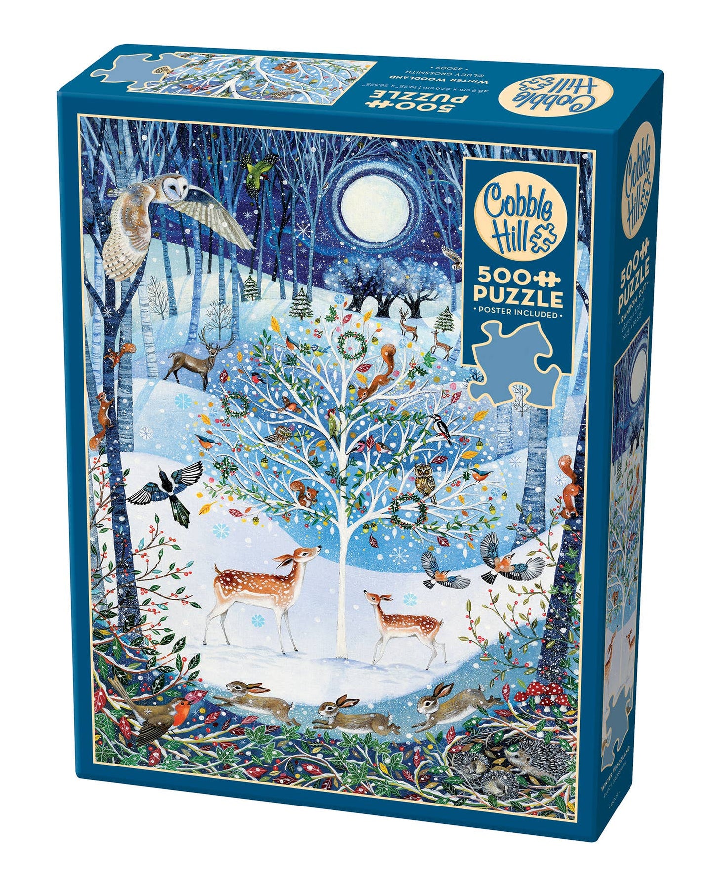 Outset Games and Cobble Hill Puzzles - Winter Woodland 500pc puzzle