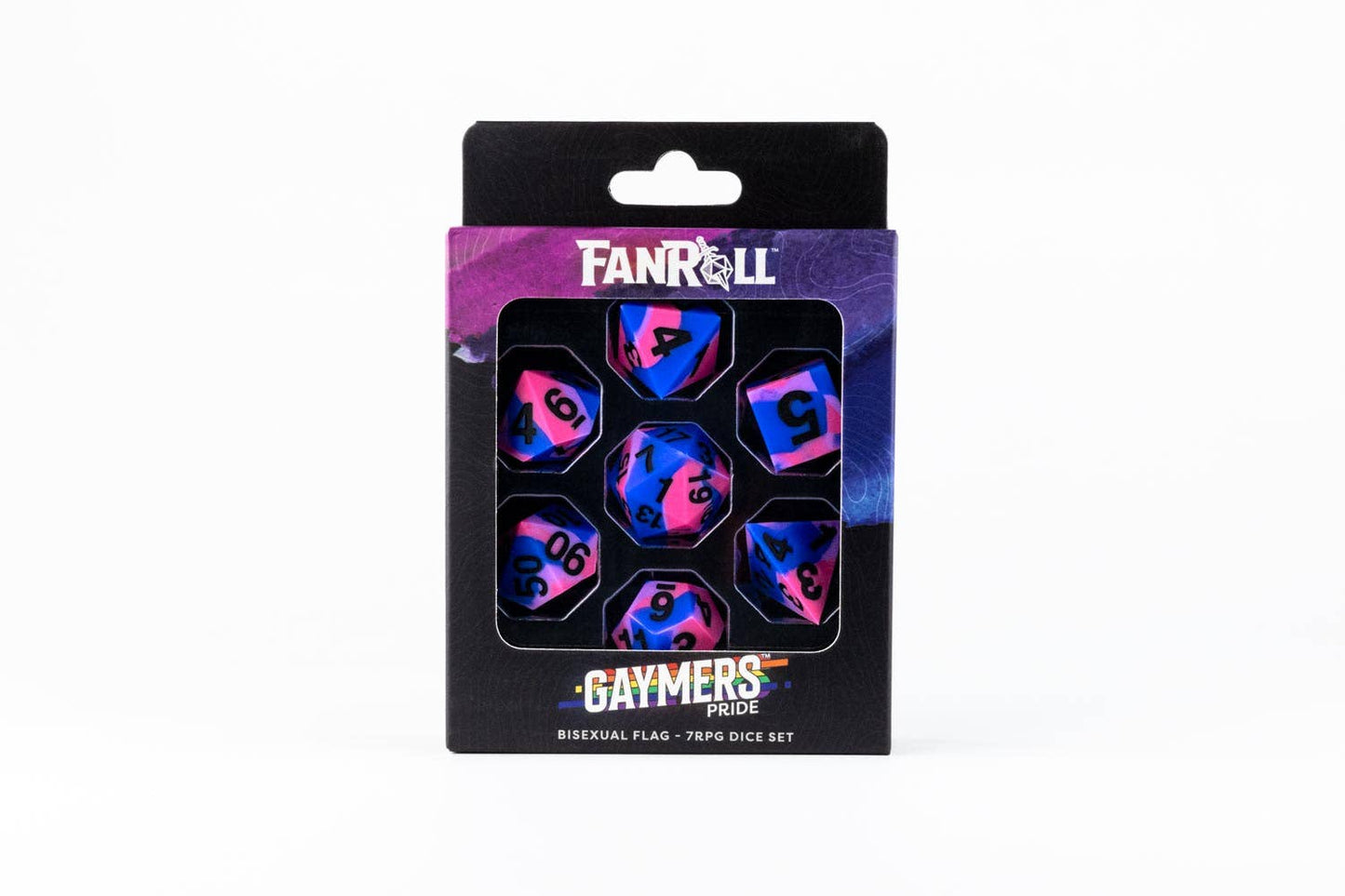 FanRoll by Metallic Dice Games - PRIDE Silicone Dice