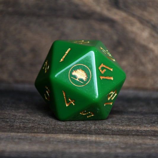 Misty Mountain Gaming - Forest Mana Spindown Acrylic D20
