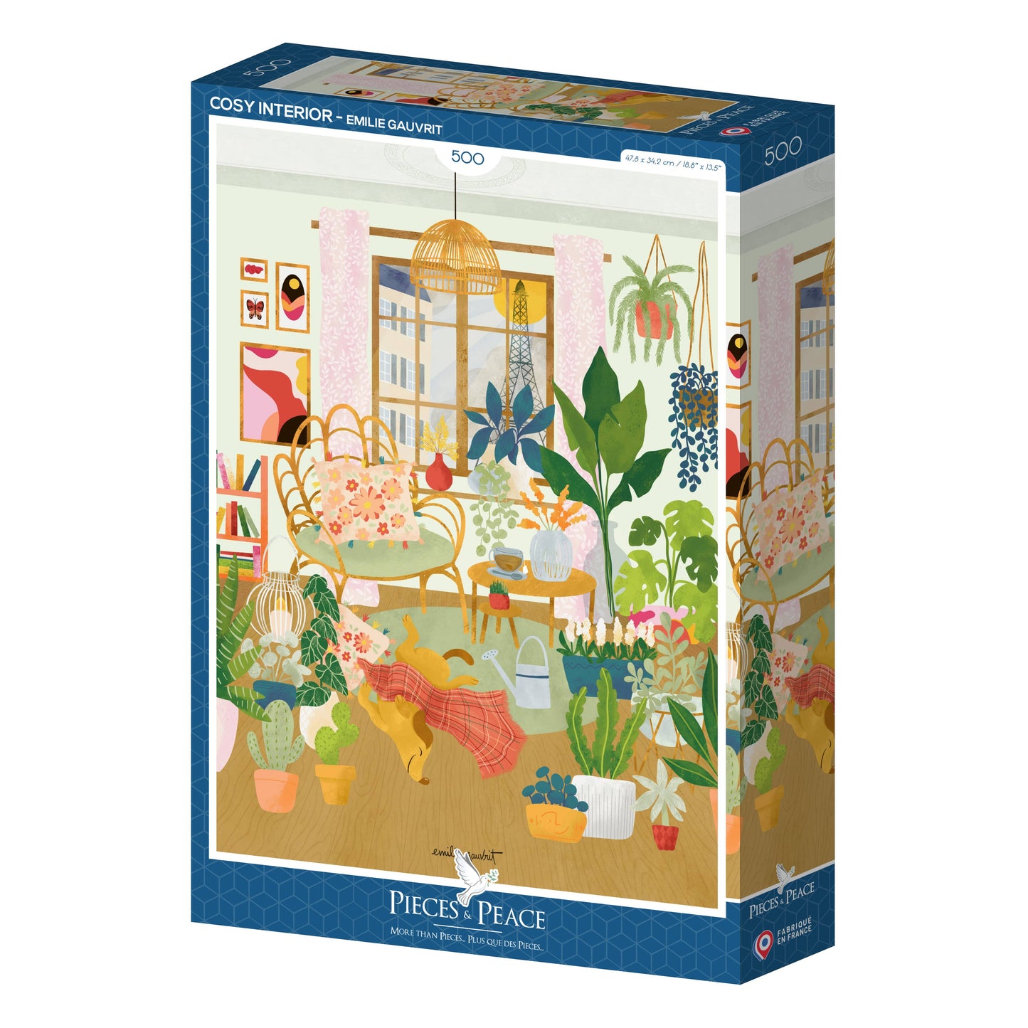Pieces & Peace - 500 Piece Puzzle - Cozy Interior