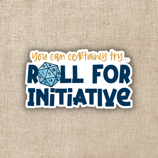Kingdom of Threads - Roll for Initiative Sticker