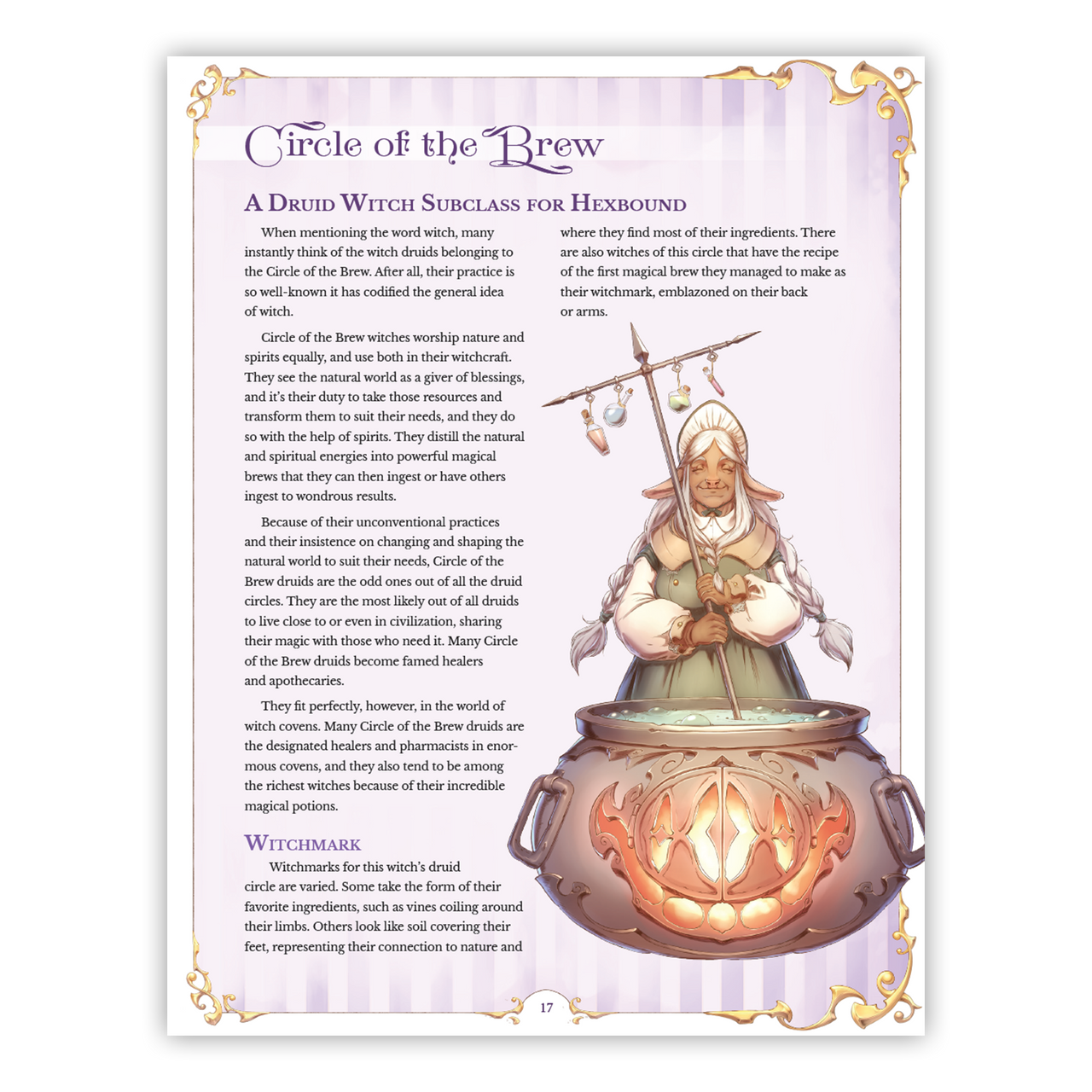 Hit Point Press - Hexbound: A Witchy Supplement - 5e D&D (Deluxe Hardcover)