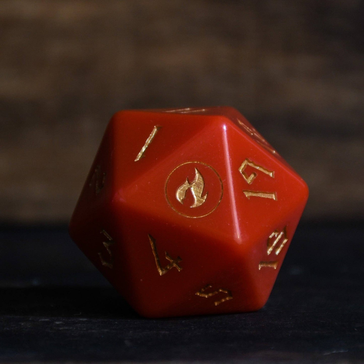 Misty Mountain Gaming - Mountain Mana Spindown Acrylic D20