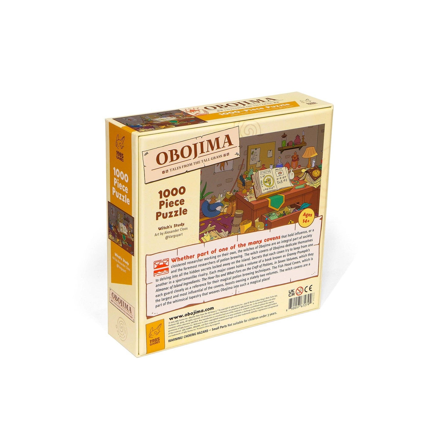 1985 Games - Obojima Witch's Study 1000-Piece Puzzle