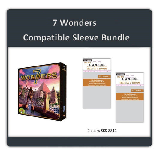 Mayday Games - "7 Wonders" Sleeve Bundle (8811 X 2)