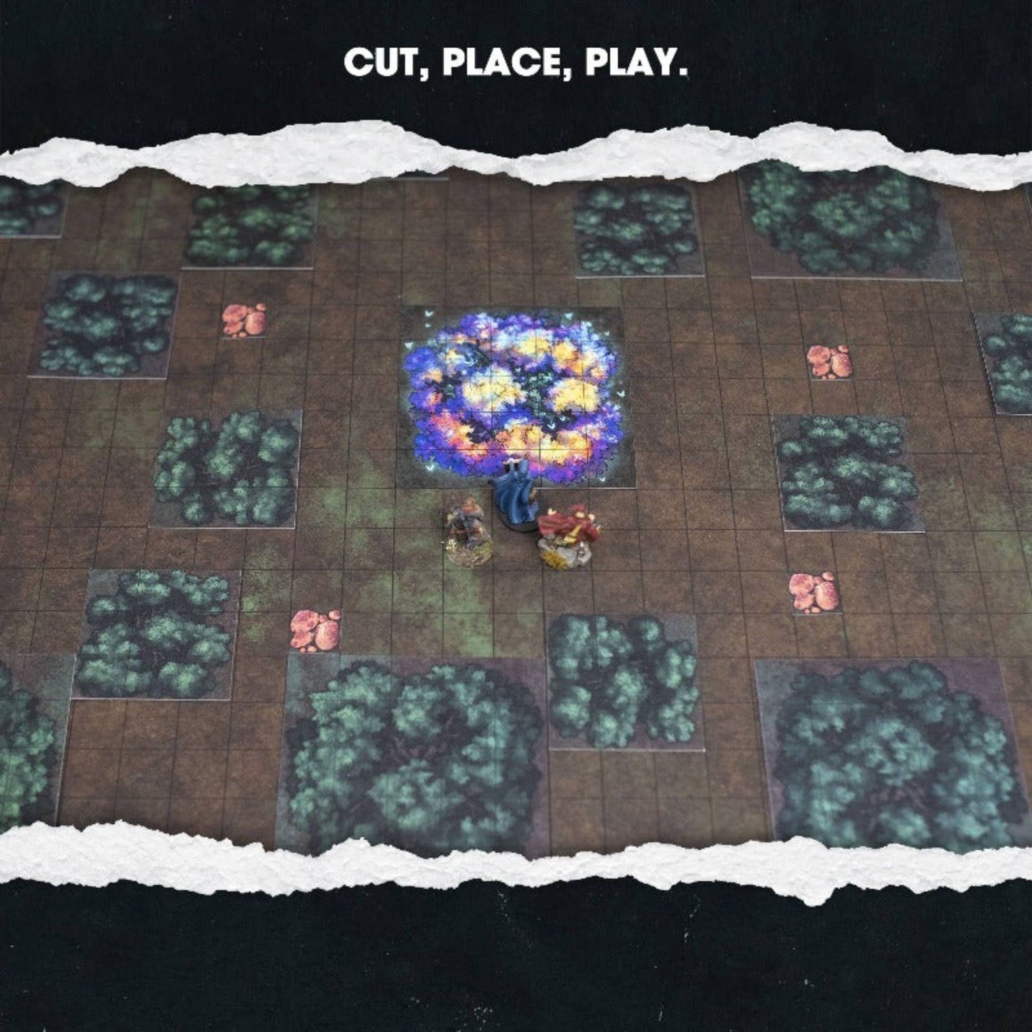 1985 Games - Dungeon Craft – Realm's Edge Book 2D Terrain for DnD