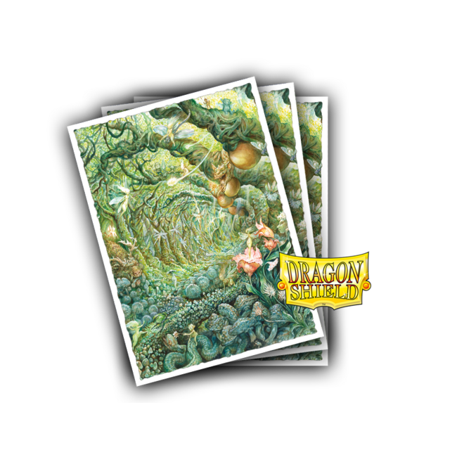 Hit Point Press - Dragon Shield Matte Sleeves - Gaea In Bloom (Omar Rayyan)