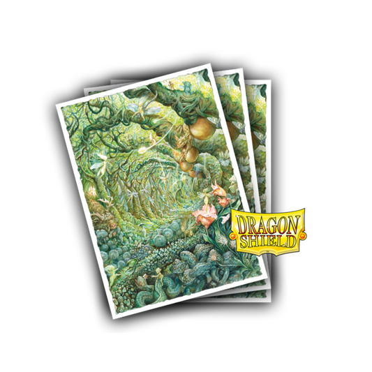 Hit Point Press - Dragon Shield Matte Sleeves - Gaea In Bloom (Omar Rayyan)