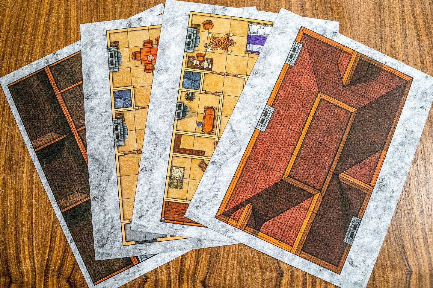 1985 Games - Dungeon Craft – Realm's Edge Book 2D Terrain for DnD