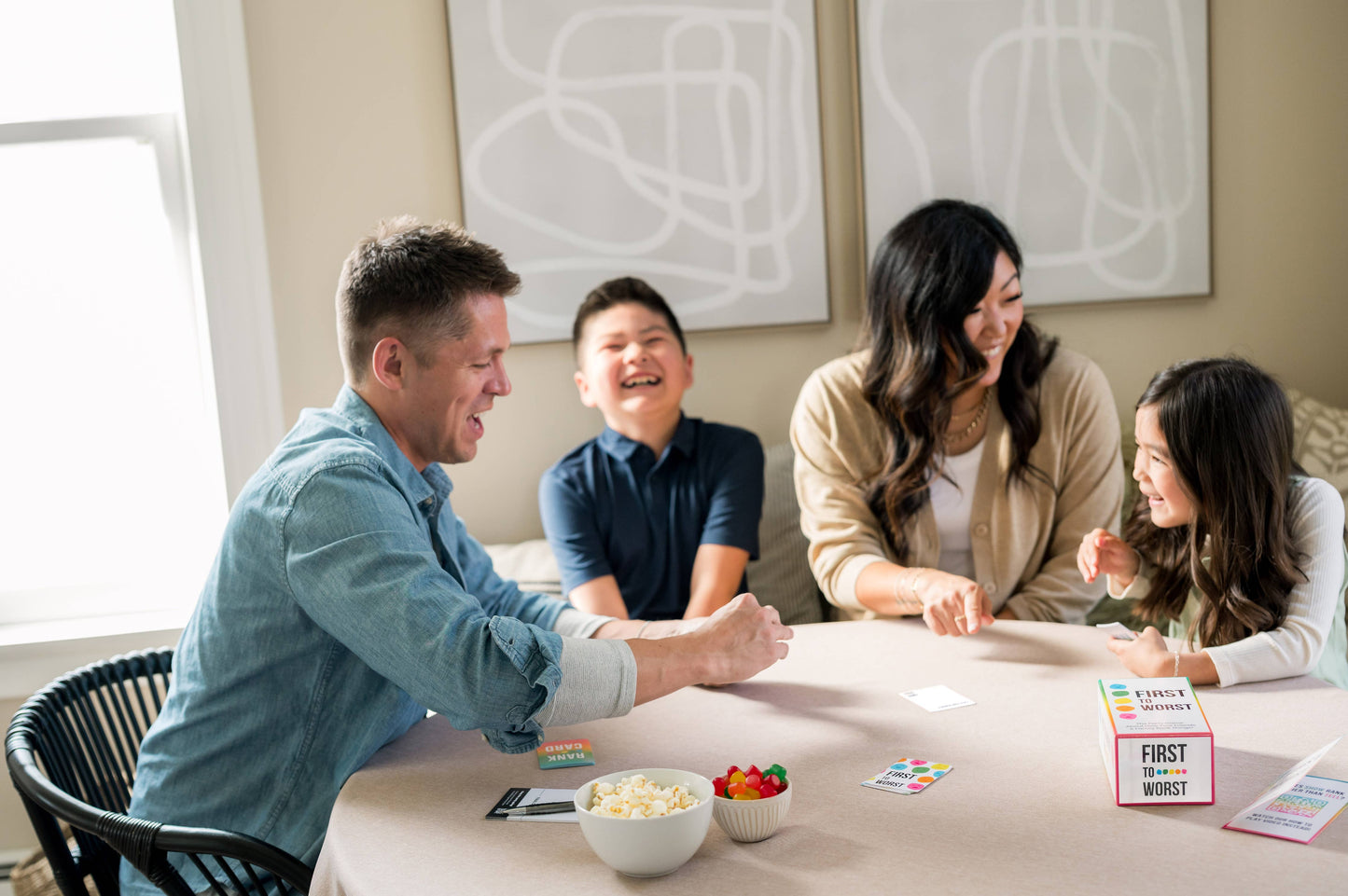 Dyce Games - FIRST TO WORST: How Your Friends & Family Rank Things Game