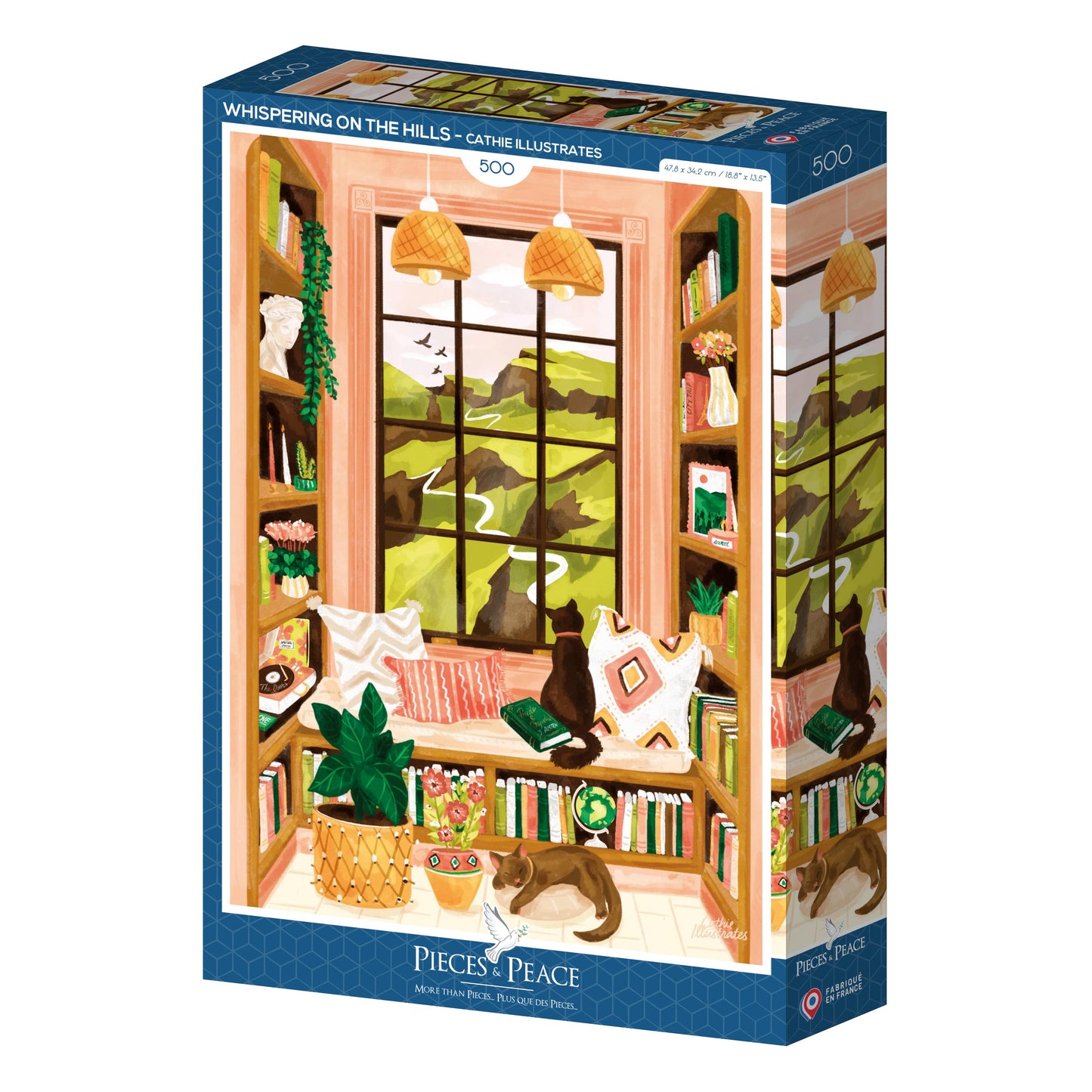 Pieces & Peace - 500 Piece Puzzle - Whisper on the Hills