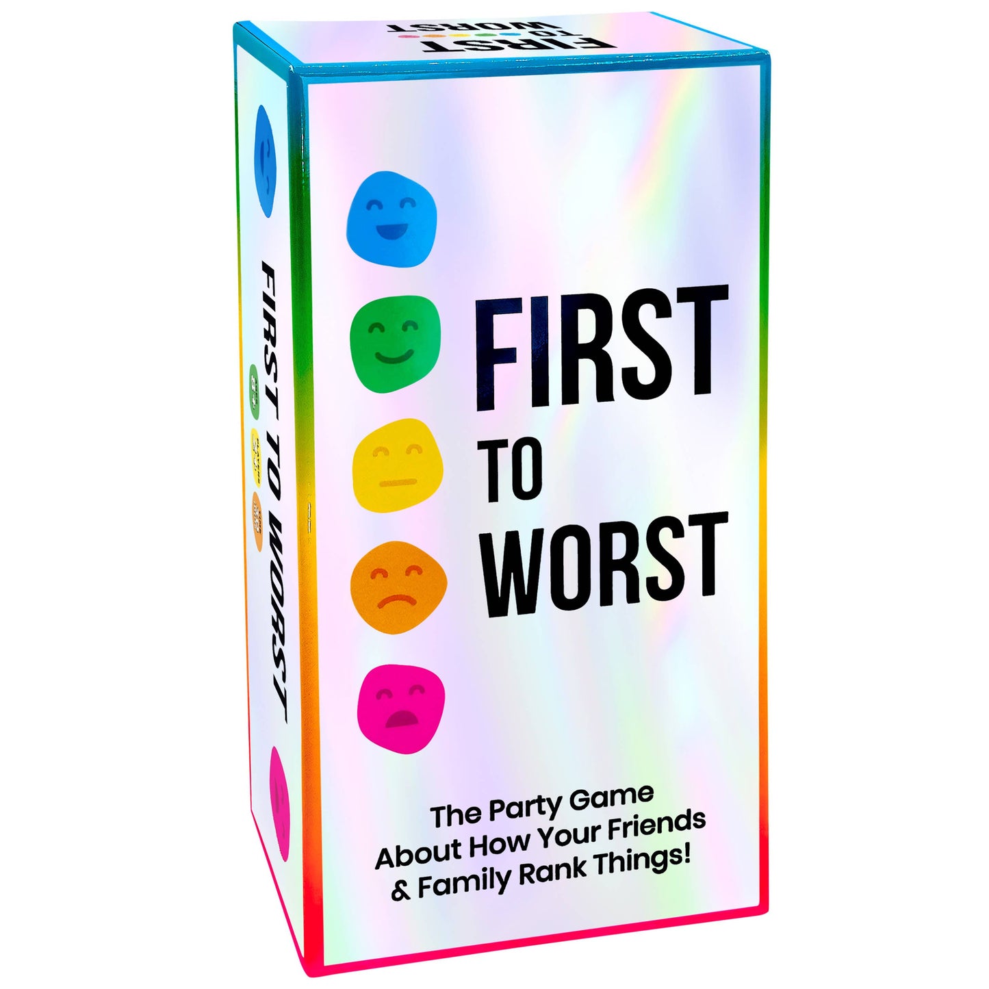 Dyce Games - FIRST TO WORST: How Your Friends & Family Rank Things Game