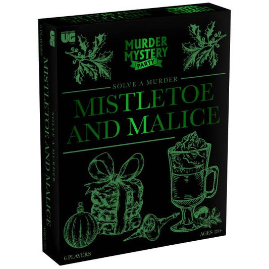 University Games - Murder Mystery Party Mistletoe & Malice