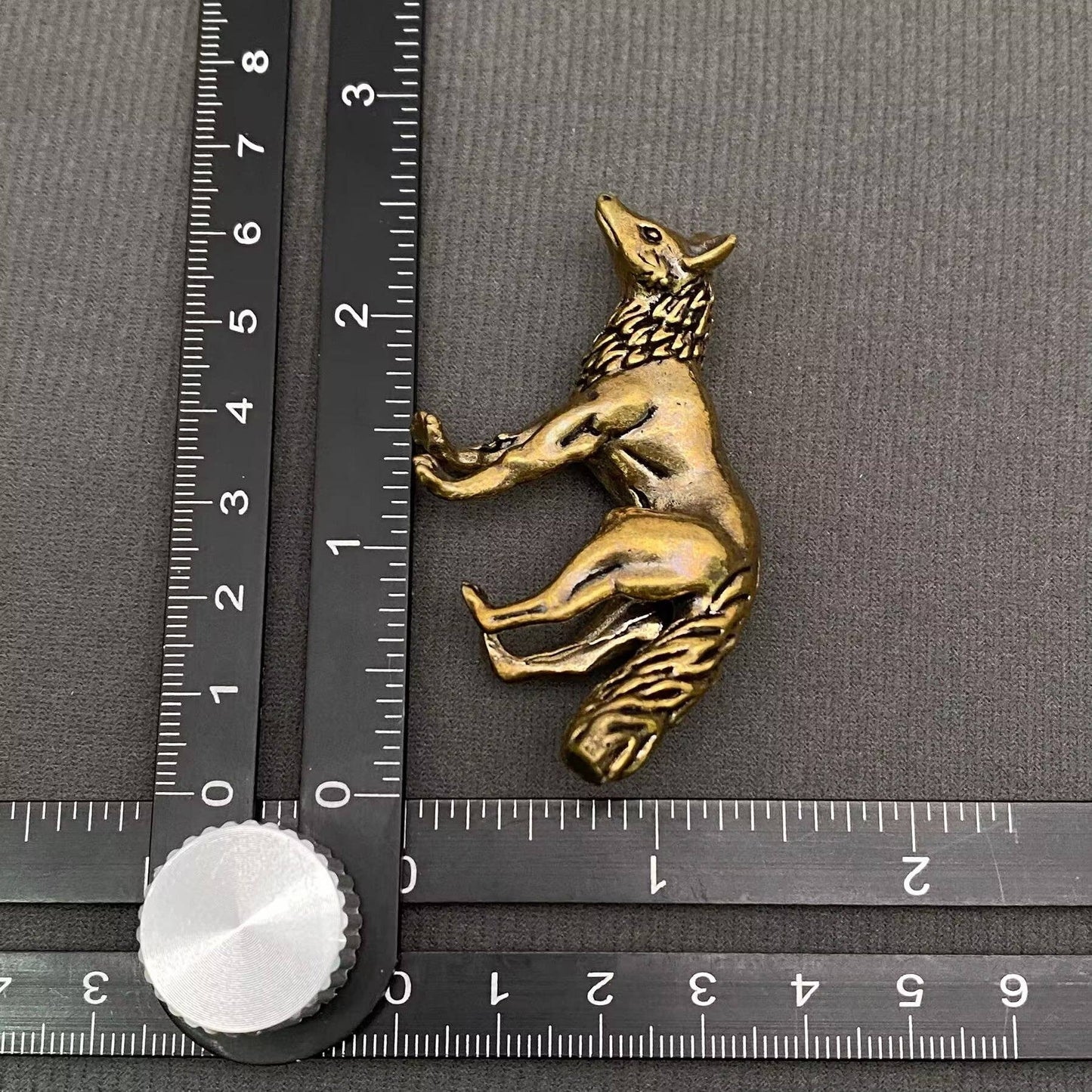 Mio Queena - Brass Fox  Crafts Desktop Ornaments Decoration