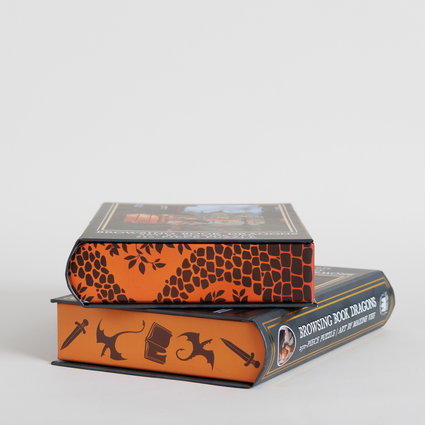 Kingdom of Threads - Browsing Book Dragons Keepsake Puzzle