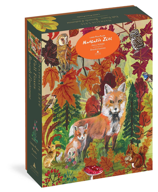 Hachette Book Group - Nathalie Lete: Fall Foxes 1,000-Piece Puzzle