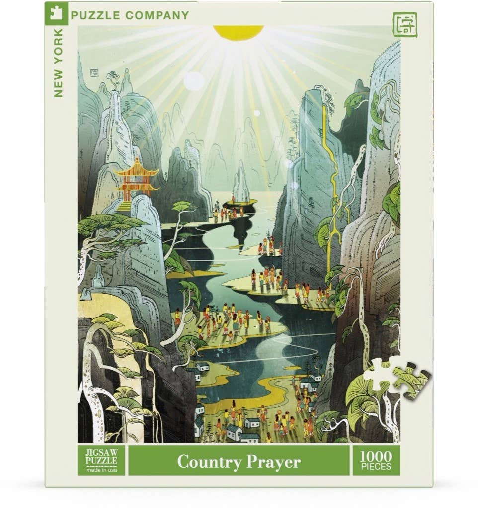 New York Puzzle Company - Country Prayer - 1000 Piece Jigsaw Puzzle