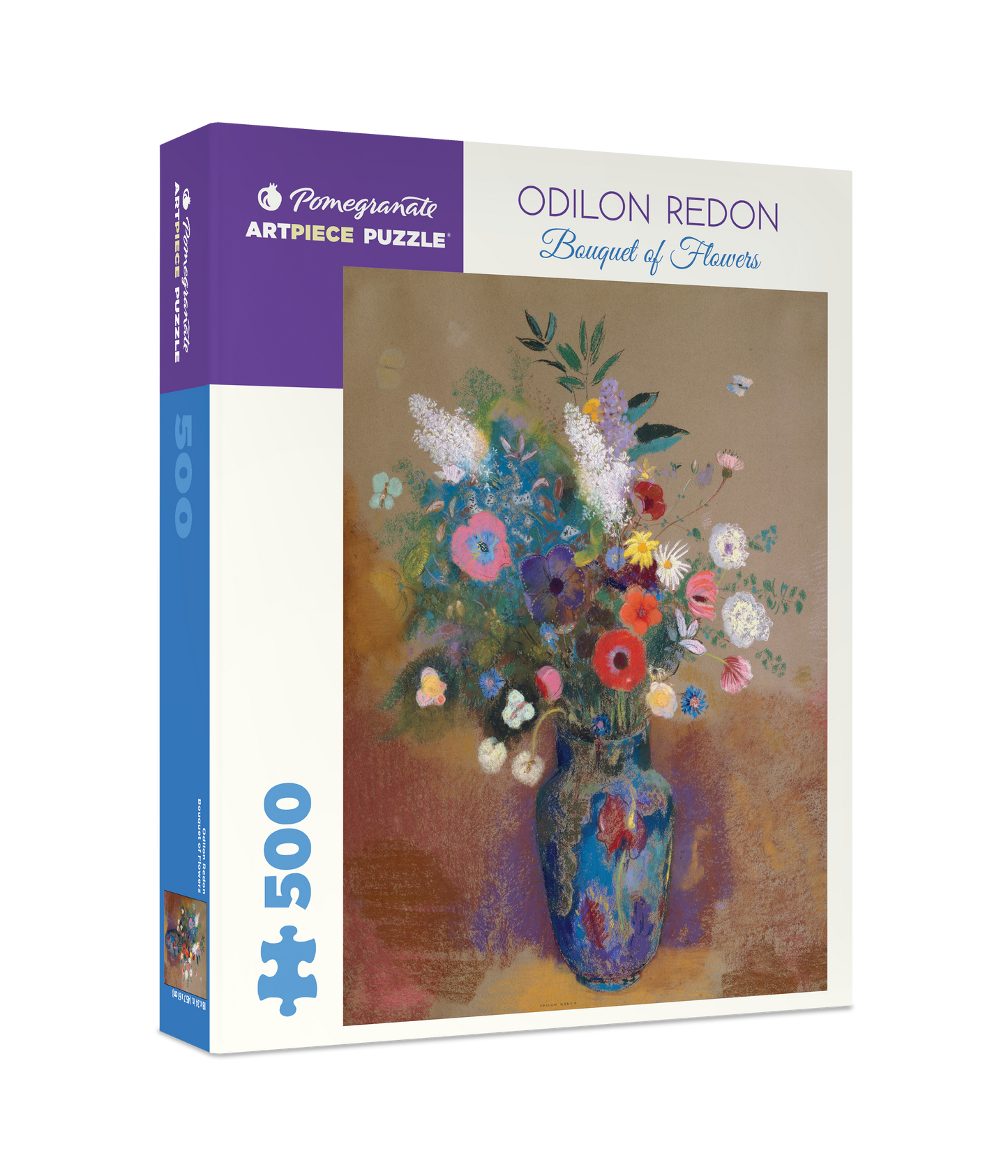 Pomegranate - Odilon Redon: Bouquet of Flowers 500-Piece Jigsaw Puzzle