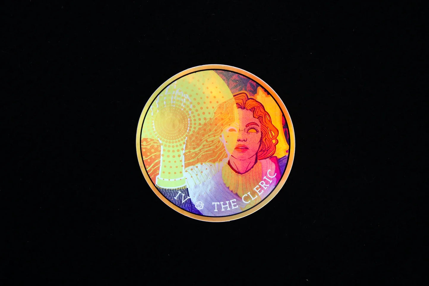 The Cleric Holographic Sticker