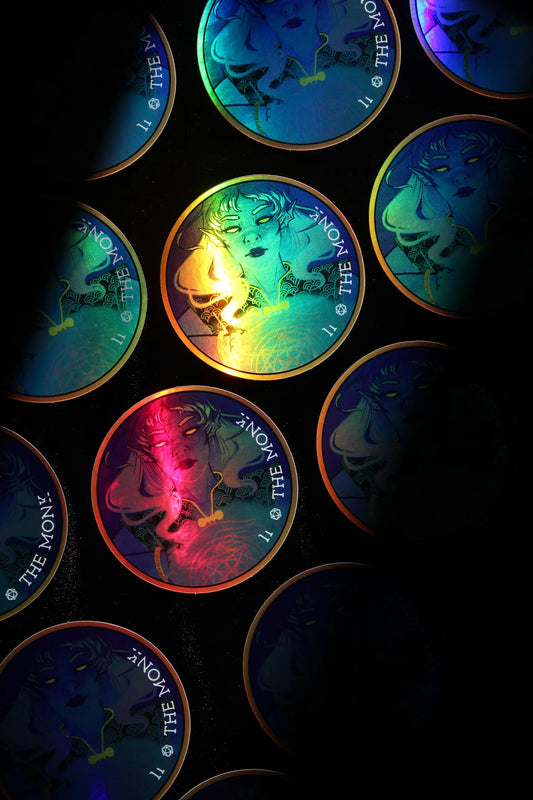 The Monk Holographic Sticker